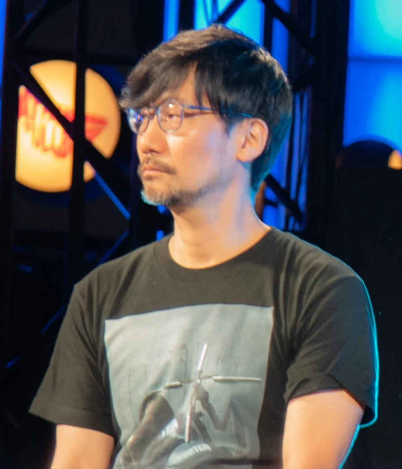 東京ゲームショウ2018で『DEATH STRANDING』を紹介する小島秀夫の写真