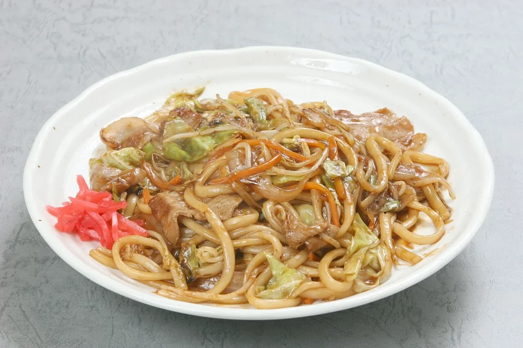 小倉発祥の焼うどんの写真