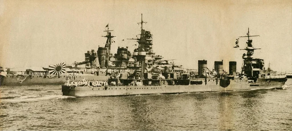 1937年に撮影された旧日本海軍の戦艦金剛