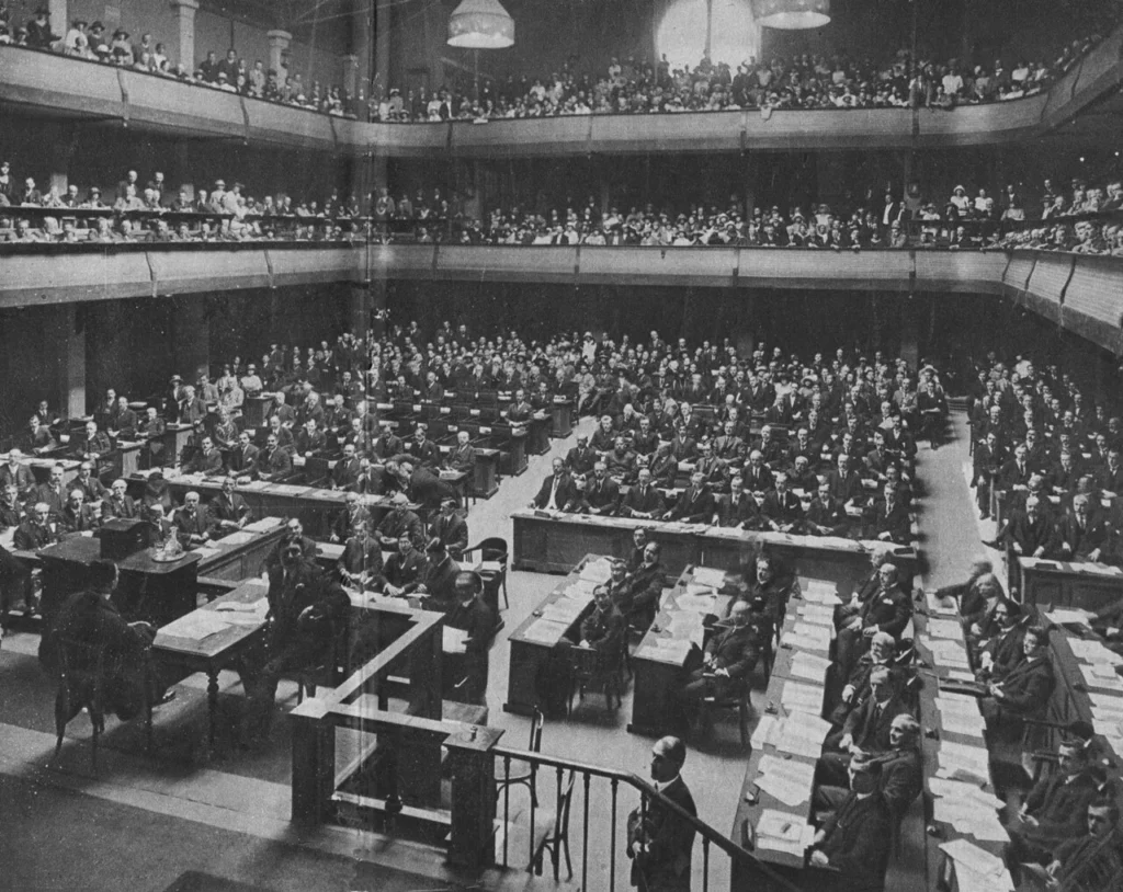 1923年にジュネーブで開かれた国際連盟総会