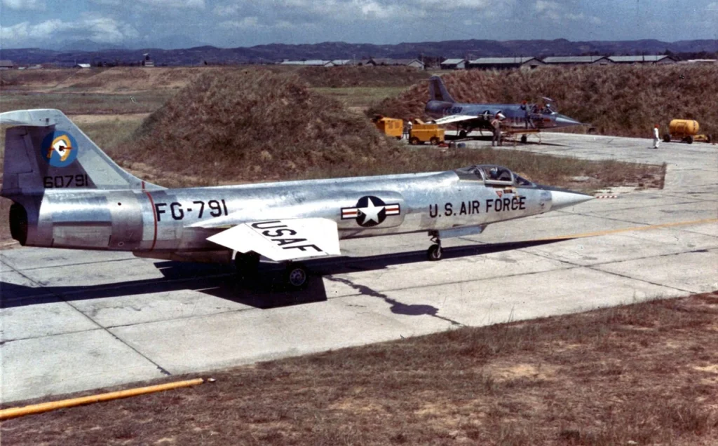 金門砲戦中に台湾へ展開したアメリカ空軍のF-104A戦闘機