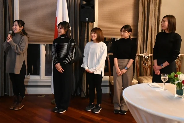 カーリング女子チーム・ロコ・ソラーレの選手たち