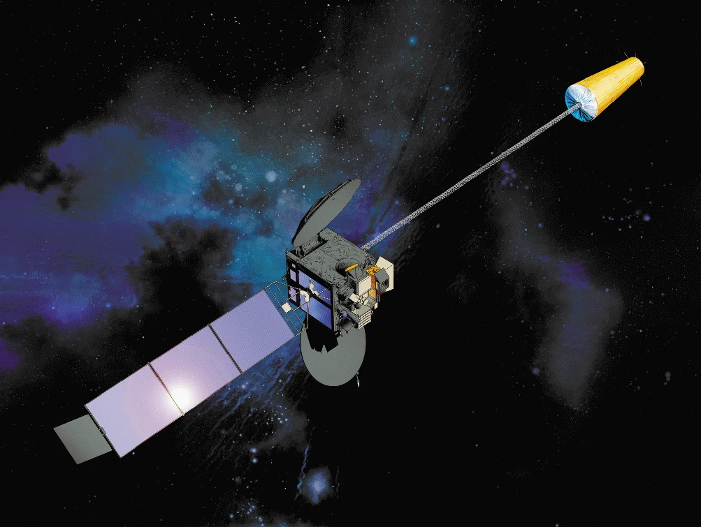 運輸多目的衛星MTSAT-1Rのコンピューターグラフィックス