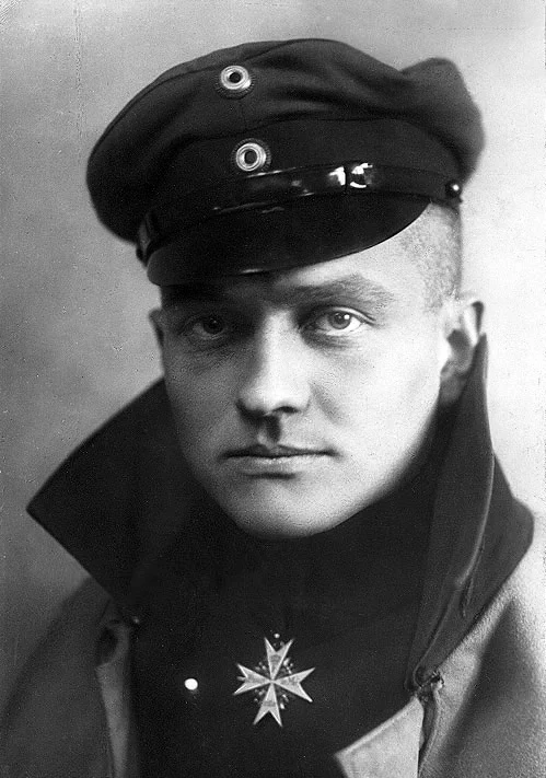 軍服姿のマンフレート・フォン・リヒトホーフェン