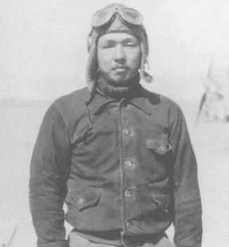 会式七号小型飛行機を設計した陸軍軍人・沢田秀の肖像写真