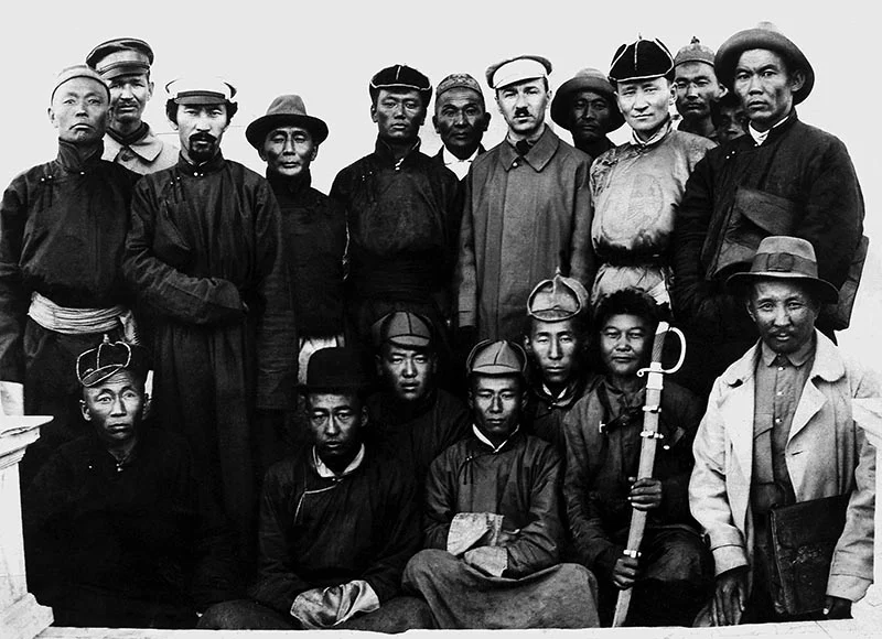 1921年のモンゴル革命に参加した革命家たち