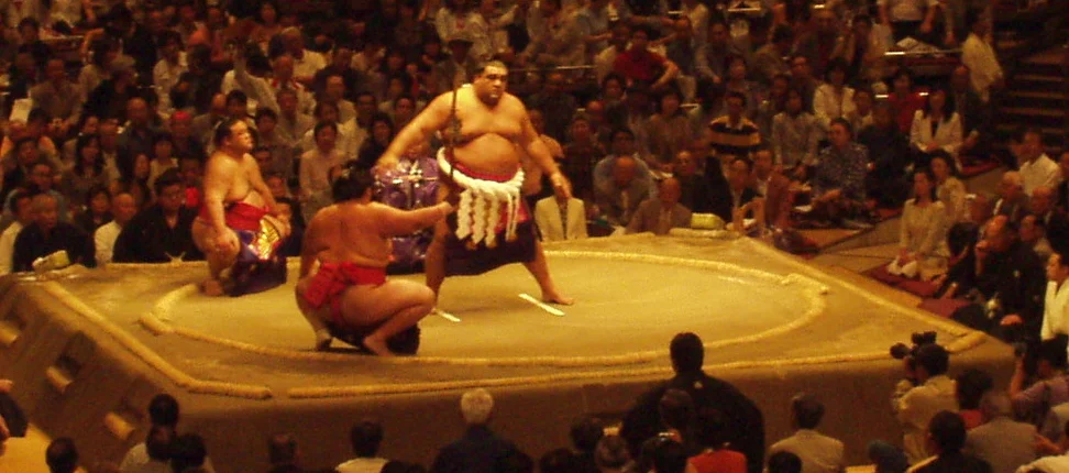 横綱・武蔵丸光洋の土俵入り