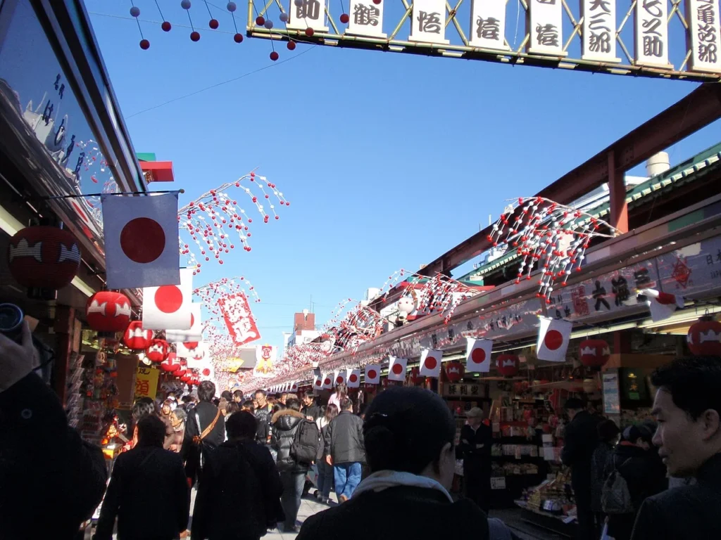 仲見世通りを撮影した写真