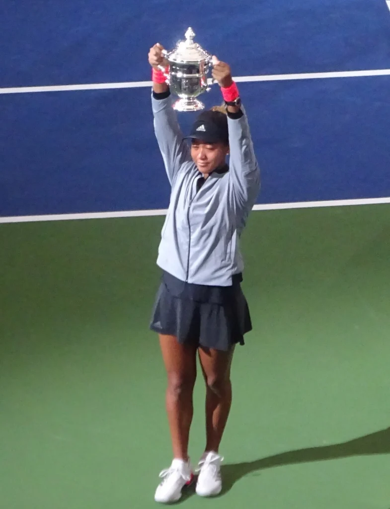 2018年全米オープンで優勝した大坂なおみ