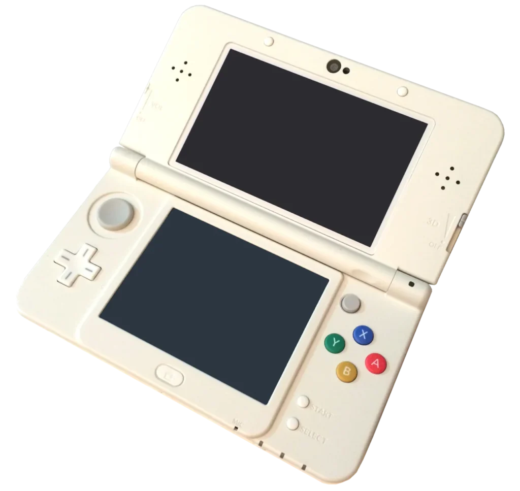 開いた状態のNewニンテンドー3DS
