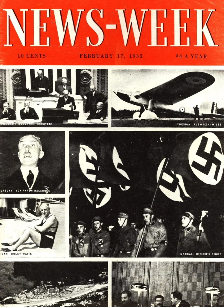 1933年2月17日発行のNews-Week創刊号の表紙