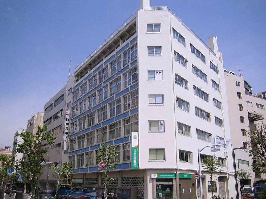 東京都中央区にあった日刊スポーツ本社の写真