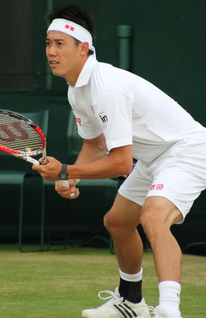 2014年に撮影されたテニス選手・錦織圭の写真