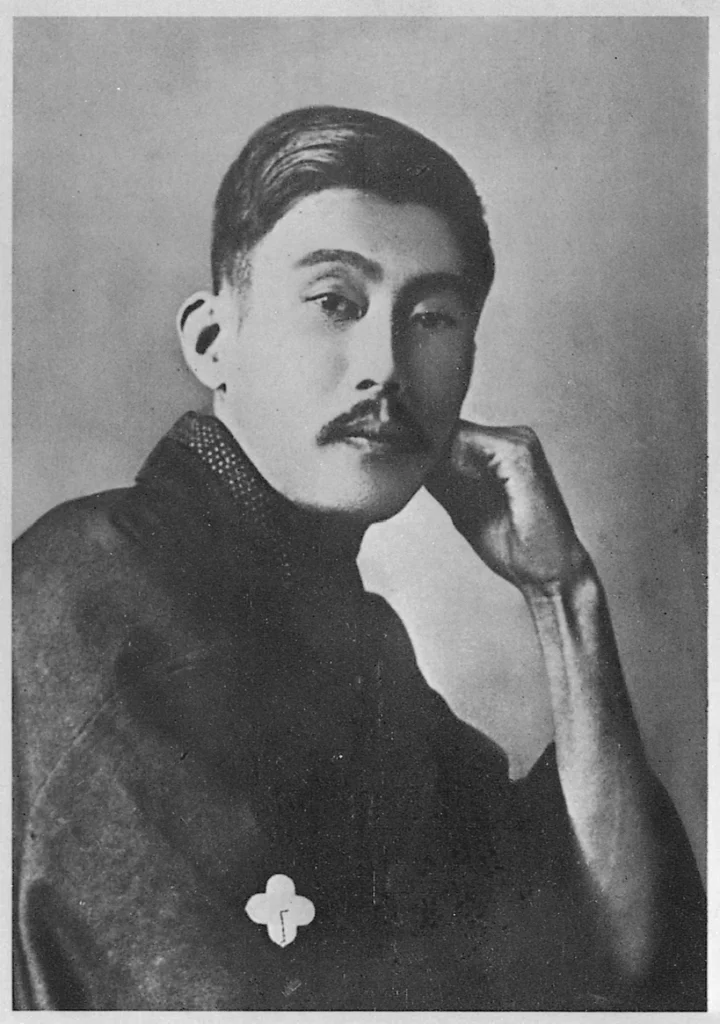 小説家・尾崎紅葉の肖像写真