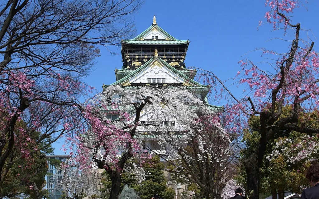 2015年に撮影された大阪城天守閣