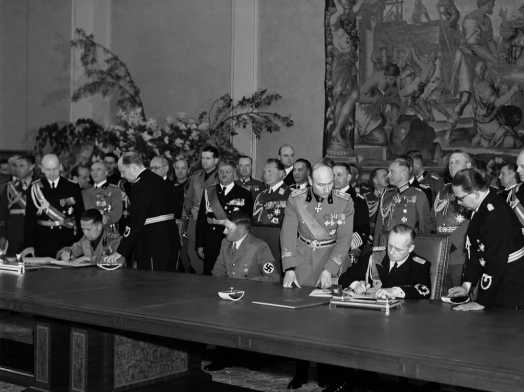 1939年5月22日にベルリンで行われた鋼鉄協約の調印式
