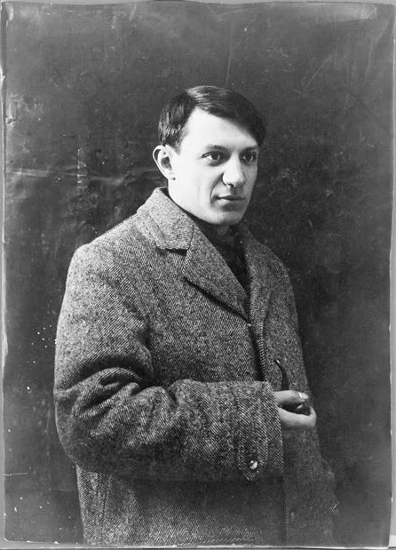 1908年に撮影されたパブロ・ピカソの肖像写真