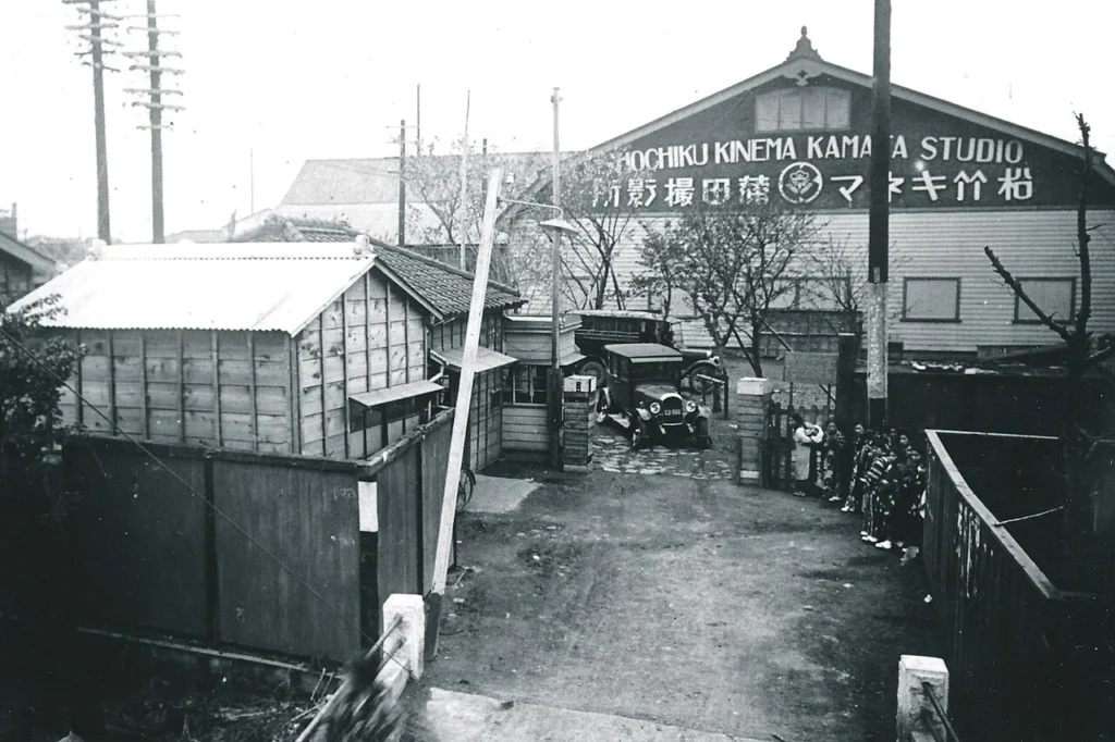 1920年代の松竹蒲田撮影所の写真