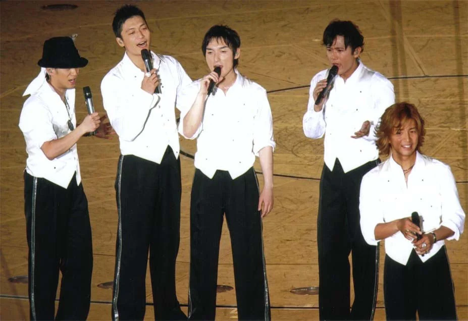 SMAPの2008年コンサートツアーを写した写真