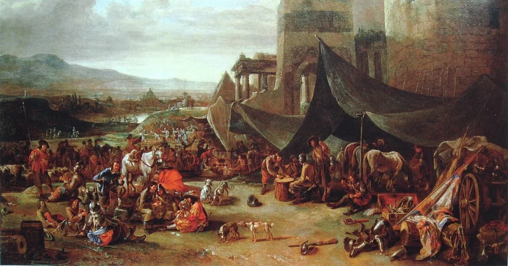 1527年のローマ略奪を描いた歴史画