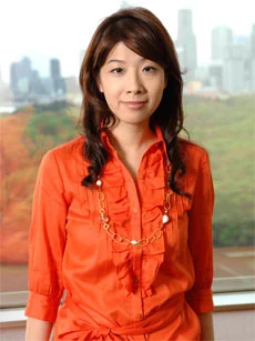 気象予報士の半井小絵へのインタビュー写真