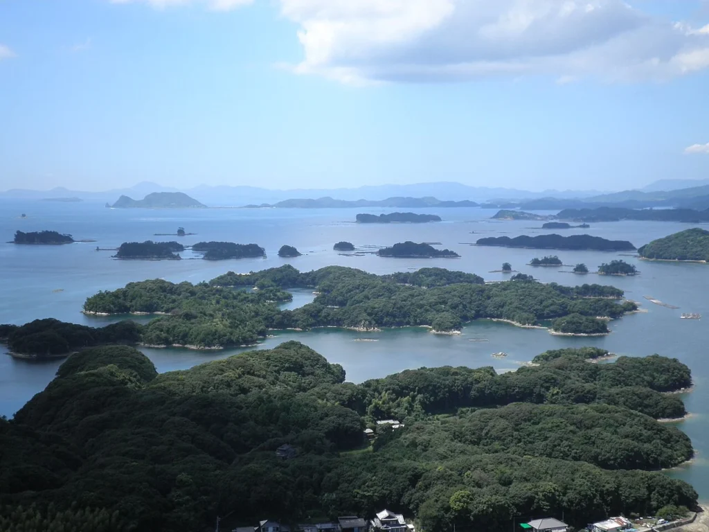 長崎県佐世保市の九十九島の写真