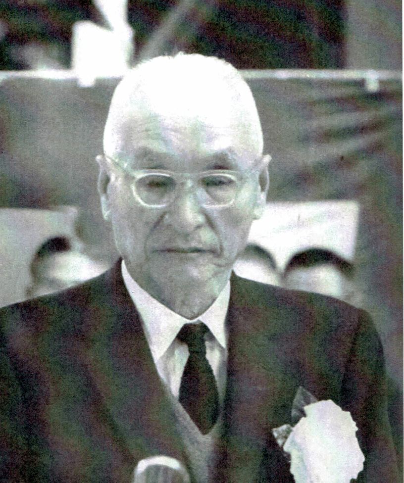 実業家・出光佐三の肖像写真