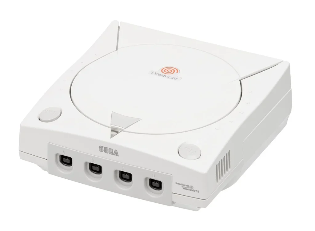 セガの家庭用ゲーム機ドリームキャストの写真