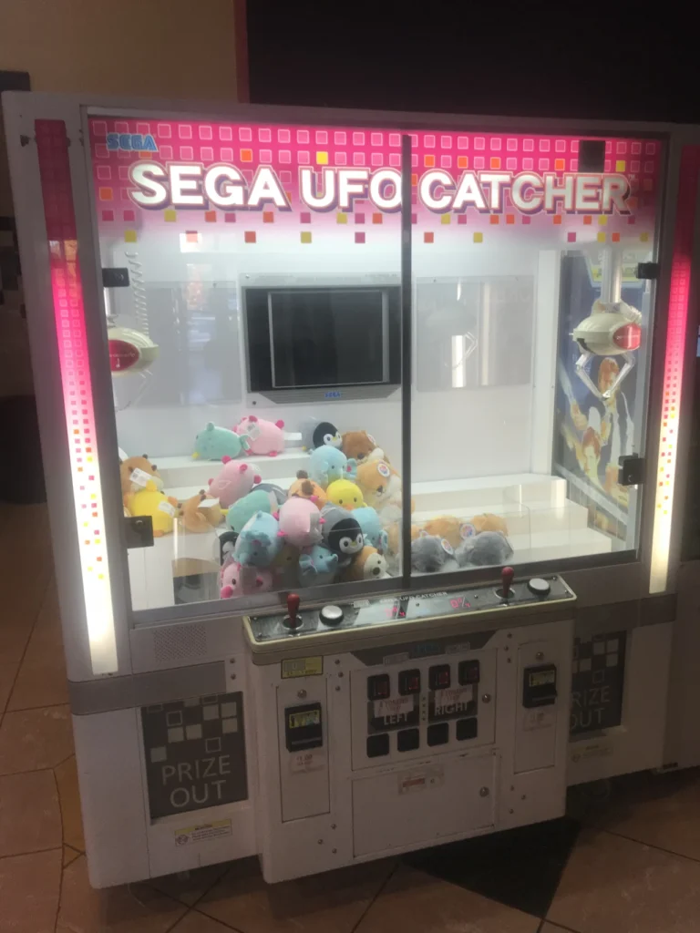 セガのUFOキャッチャー筐体