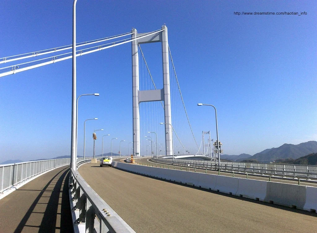 しまなみ海道の来島海峡大橋