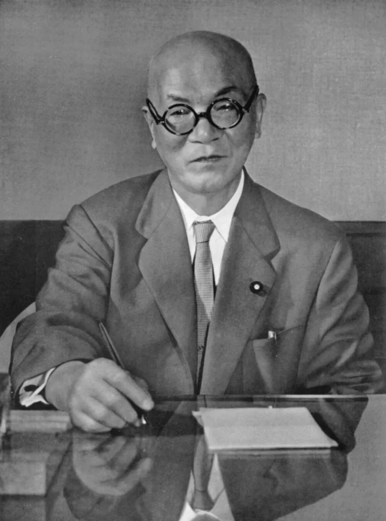 読売巨人軍の創設者・正力松太郎の肖像写真