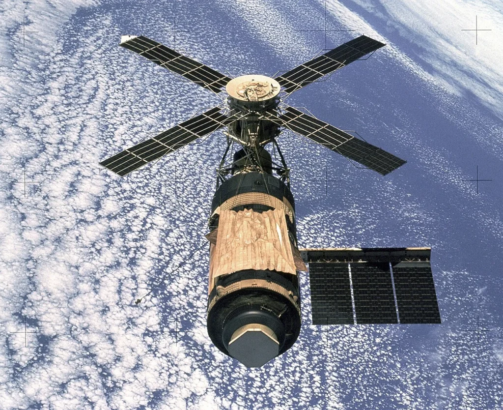 地球周回軌道上の宇宙ステーション・スカイラブ