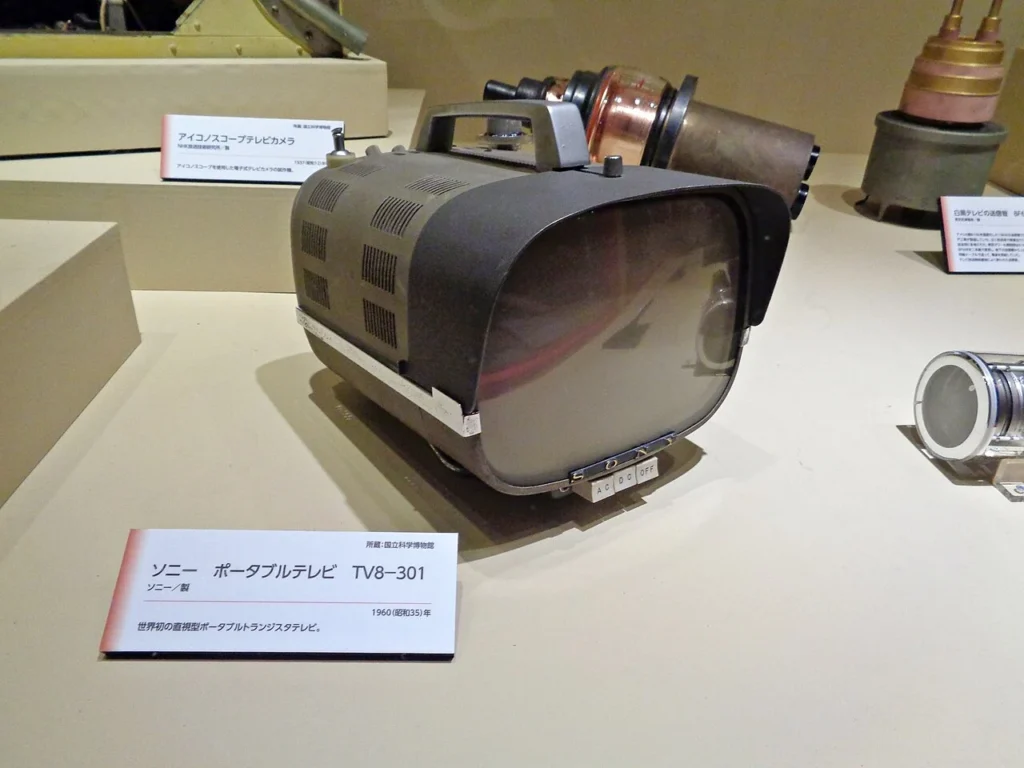 ソニーの携帯型トランジスタテレビTV8-301