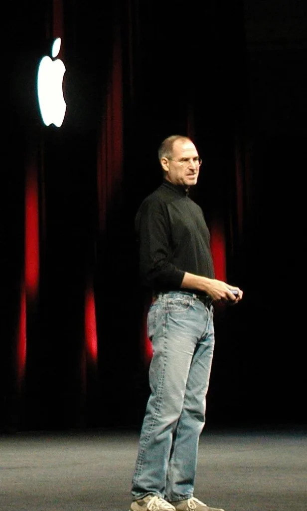 Apple共同創業者スティーブ・ジョブズの写真