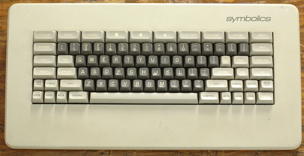 Symbolics 3600 LISPマシン用キーボード