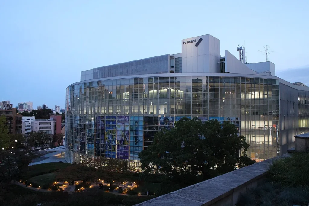 東京都港区にあるテレビ朝日本社社屋