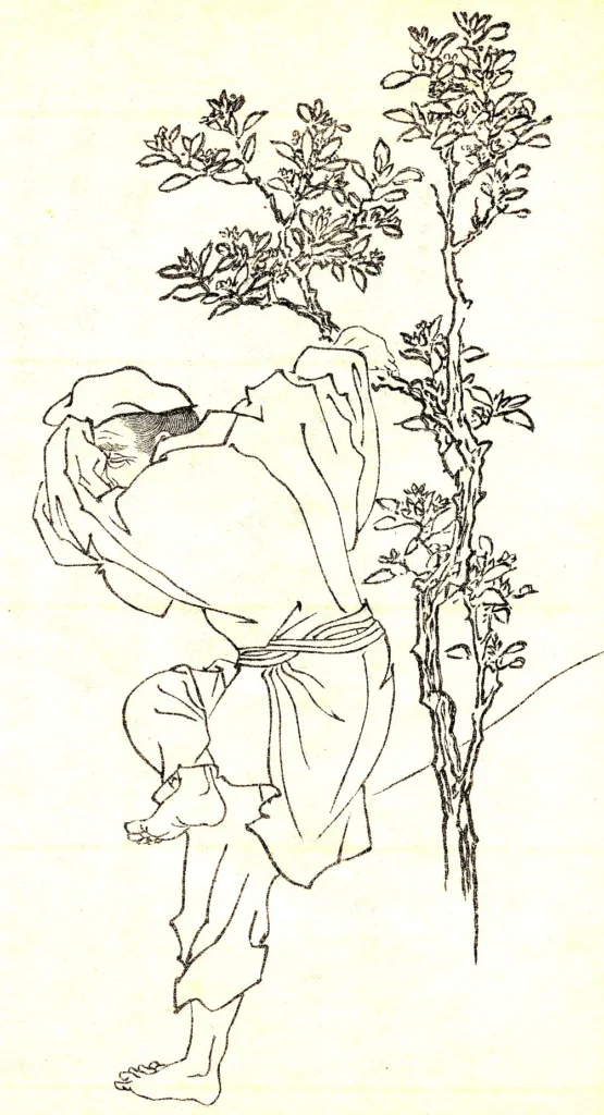 菓祖として信仰される田道間守を描いた肖像