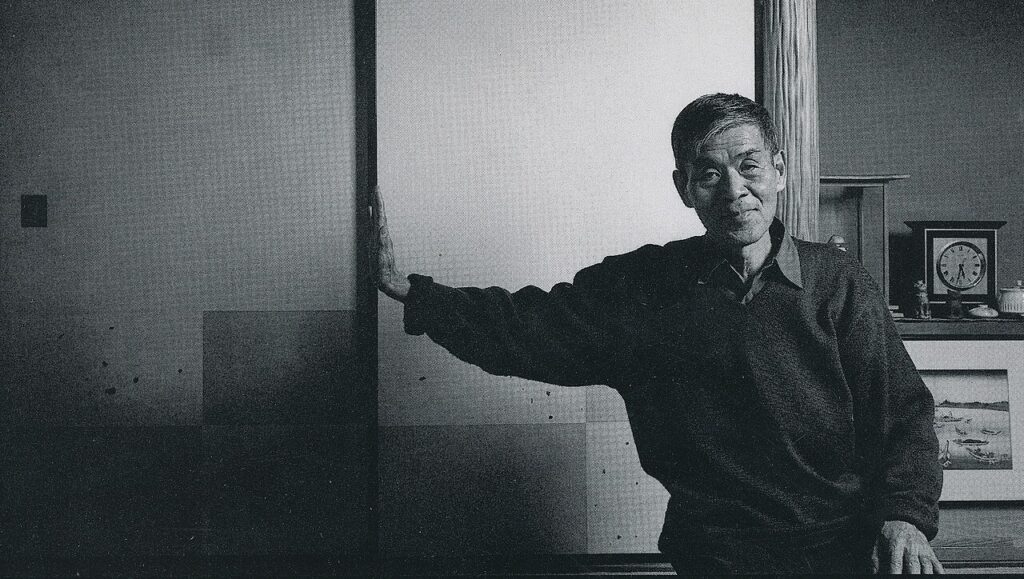 思想家・詩人の吉本隆明の肖像写真