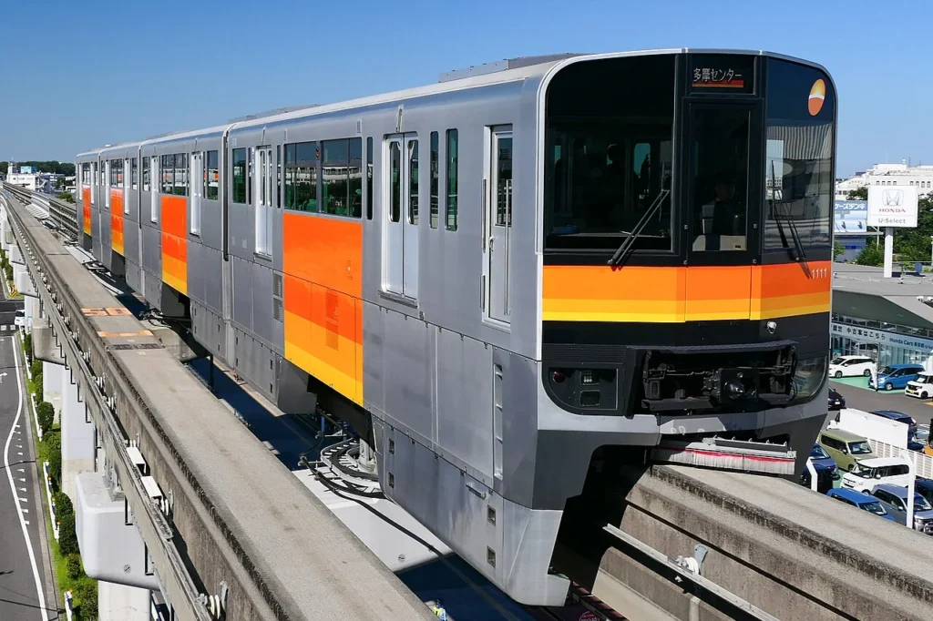 多摩都市モノレール1000系の車両