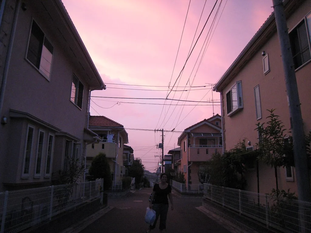 多摩ニュータウンの住宅街