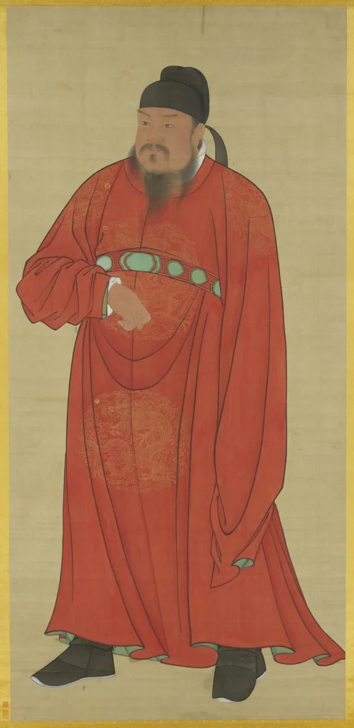 唐の初代皇帝・高祖李淵を描いた肖像画