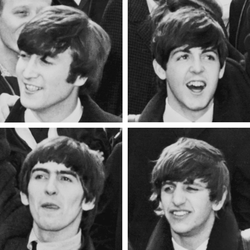 1964年にニューヨークへ到着したビートルズの写真