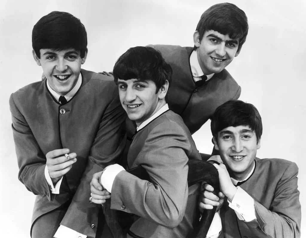 1963年に撮影されたビートルズの宣伝写真