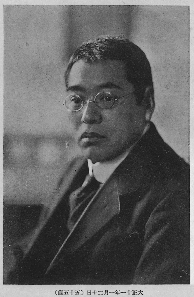小説家・徳冨蘆花の肖像写真