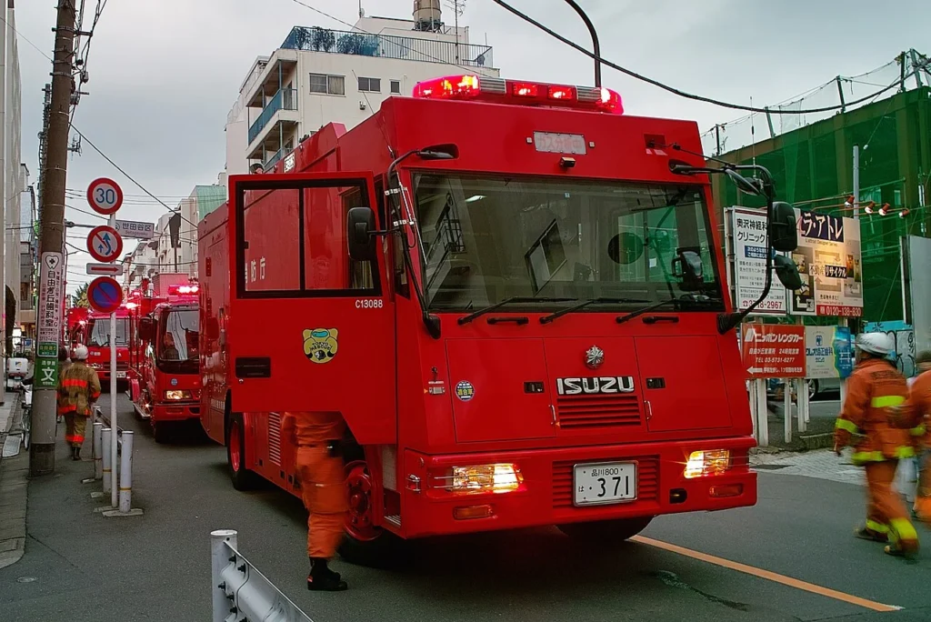 東京消防庁の特殊災害対策車の写真