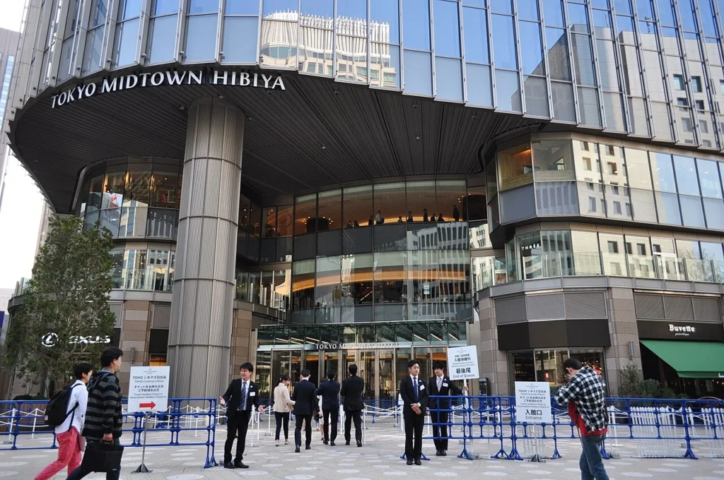 開業前日の東京ミッドタウン日比谷