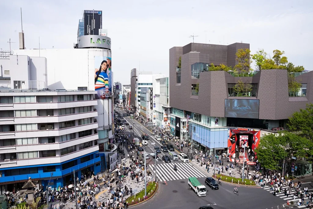 ラフォーレ原宿と東急プラザ原宿ハラカド