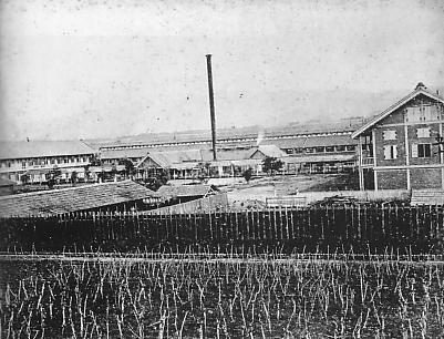 明治時代に撮影された富岡製糸場