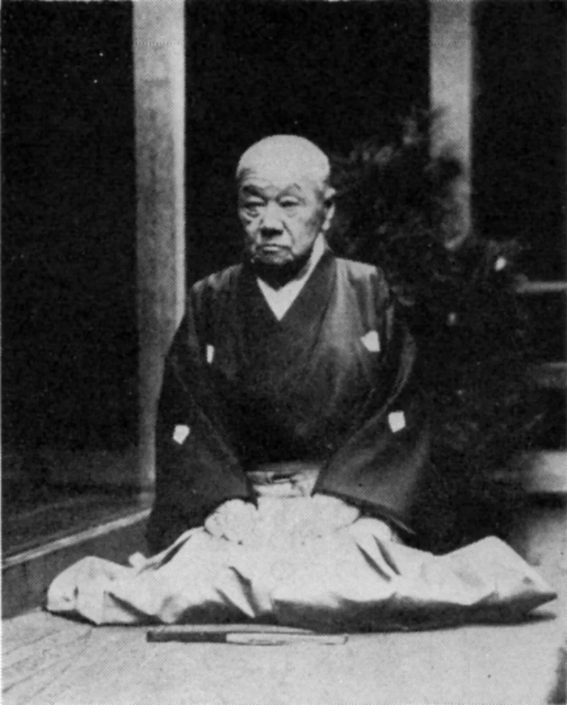 能楽師・初世梅若実の肖像写真