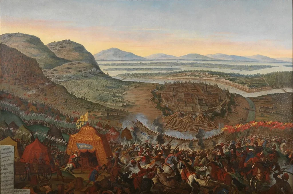 1683年のウィーンの戦いを描いた絵画